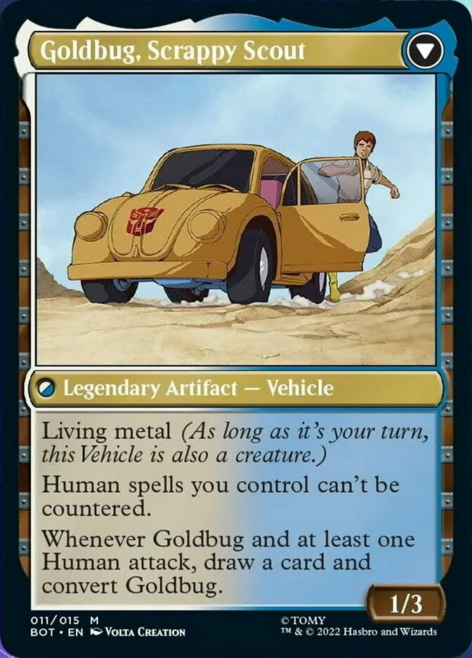 Goldbug, Humanity's Ally // Goldbug, Scrappy Scout [Transformers] - The Mythic Store | 24h Order Processing