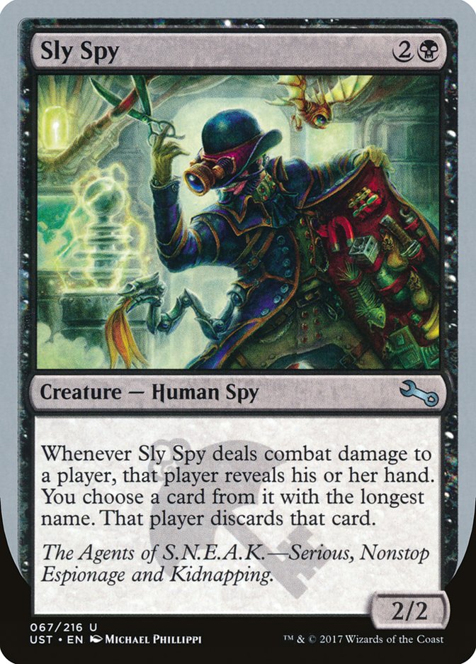 Sly Spy ("Serious, Nonstop Espionage and Kidnapping") [Unstable] - The Mythic Store | 24h Order Processing