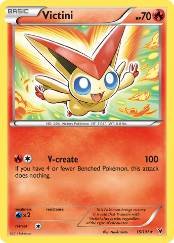 Victini (15/101) [Black & White: Noble Victories] - The Mythic Store | 24h Order Processing