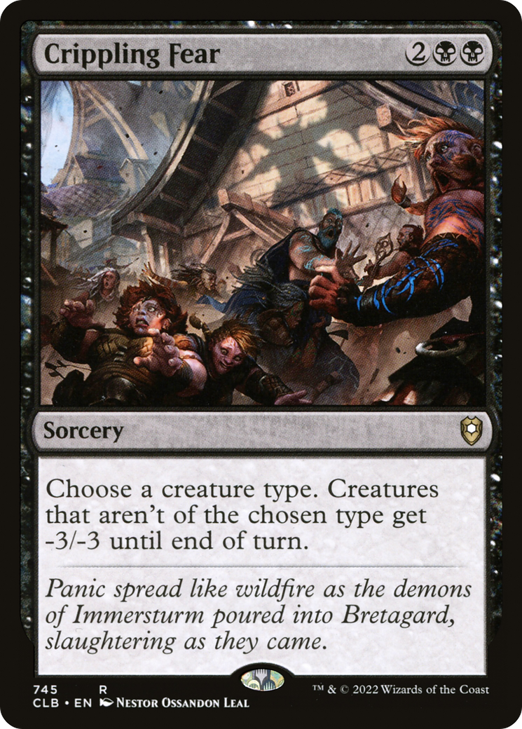 Crippling Fear [Commander Legends: Battle for Baldur's Gate] - The Mythic Store | 24h Order Processing