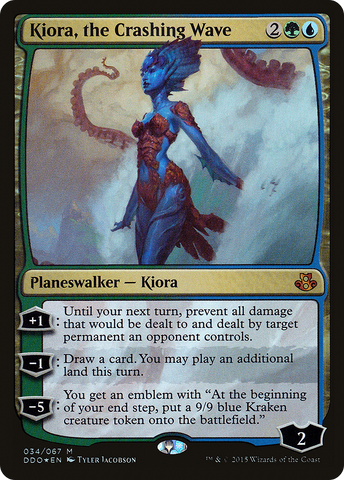 Kiora, the Crashing Wave [Duel Decks: Elspeth vs. Kiora] - The Mythic Store | 24h Order Processing