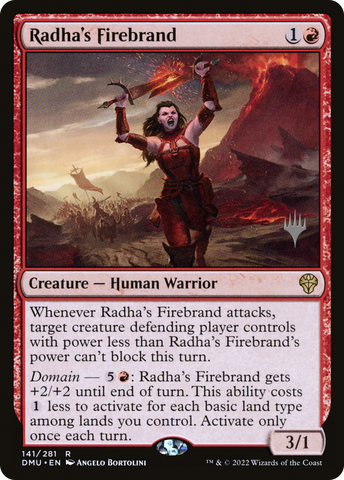 Radha's Firebrand (Promo Pack) [Dominaria United Promos] - The Mythic Store | 24h Order Processing