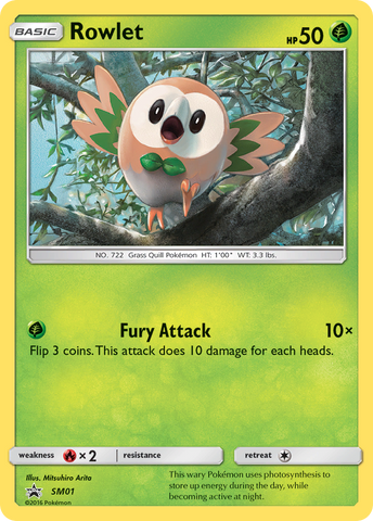 Rowlet (SM01) [Sun & Moon: Black Star Promos] - The Mythic Store | 24h Order Processing