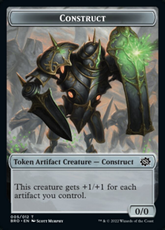 Thopter // Construct (005) Double-Sided Token [The Brothers' War Tokens] - The Mythic Store | 24h Order Processing