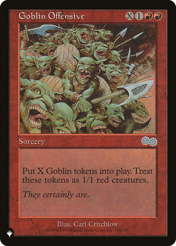 Goblin Offensive [The List] - The Mythic Store | 24h Order Processing