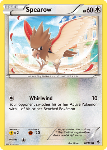 Spearow (78/119) [XY: Phantom Forces] - The Mythic Store | 24h Order Processing