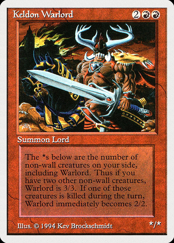 Keldon Warlord [Summer Magic / Edgar] - The Mythic Store | 24h Order Processing