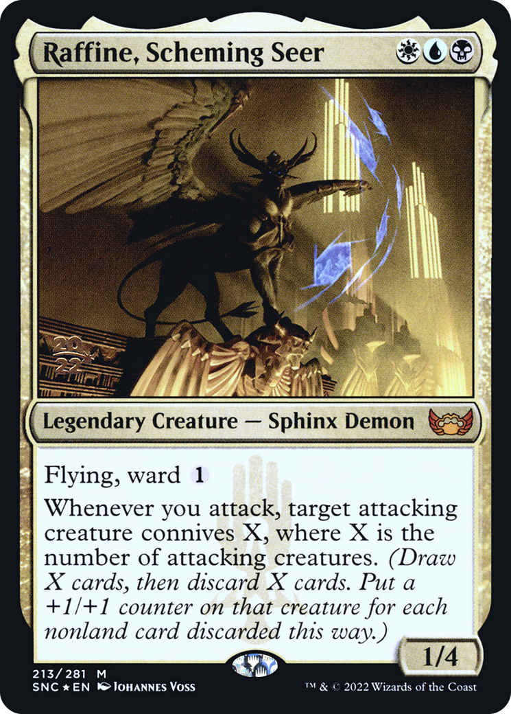 Raffine, Scheming Seer [Streets of New Capenna Prerelease Promos] - The Mythic Store | 24h Order Processing