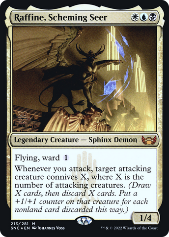 Raffine, Scheming Seer [Streets of New Capenna Prerelease Promos] - The Mythic Store | 24h Order Processing