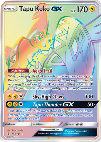Tapu Koko GX (153/145) [Sun & Moon: Guardians Rising] - The Mythic Store | 24h Order Processing