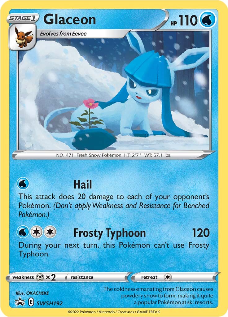 Glaceon (SWSH192) [Sword & Shield: Black Star Promos] - The Mythic Store | 24h Order Processing