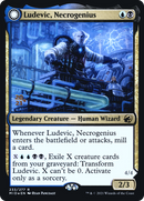Ludevic, Necrogenius // Olag, Ludevic's Hubris [Innistrad: Midnight Hunt Prerelease Promos] - The Mythic Store | 24h Order Processing