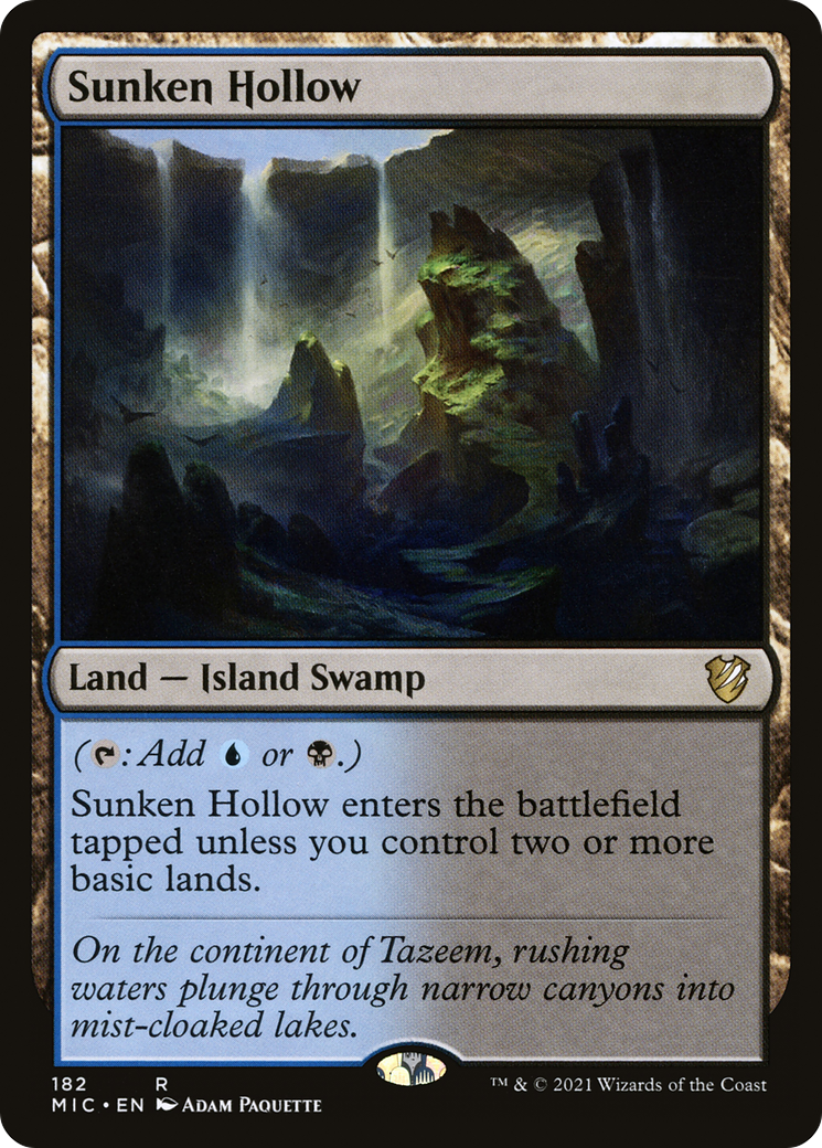 Sunken Hollow [Innistrad: Midnight Hunt Commander] - The Mythic Store | 24h Order Processing