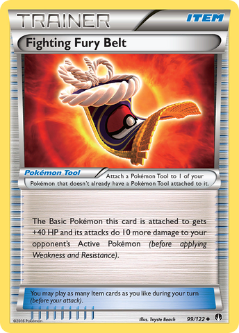 Fighting Fury Belt (99/122) [XY: BREAKpoint] - The Mythic Store | 24h Order Processing