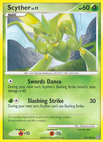 Scyther (49/100) [Diamond & Pearl: Stormfront] - The Mythic Store | 24h Order Processing