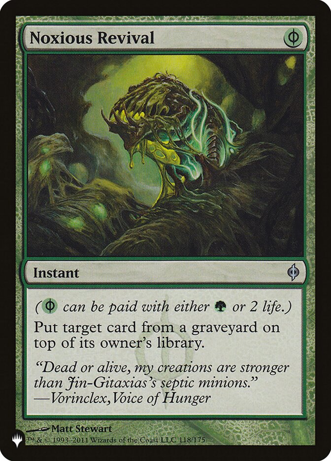 Noxious Revival [The List] - The Mythic Store | 24h Order Processing