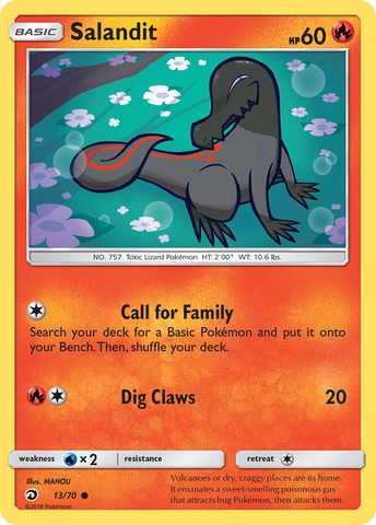 Salandit (13/70) [Sun & Moon: Dragon Majesty] - The Mythic Store | 24h Order Processing