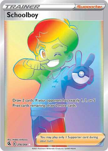Schoolboy (276/264) [Sword & Shield: Fusion Strike] - The Mythic Store | 24h Order Processing