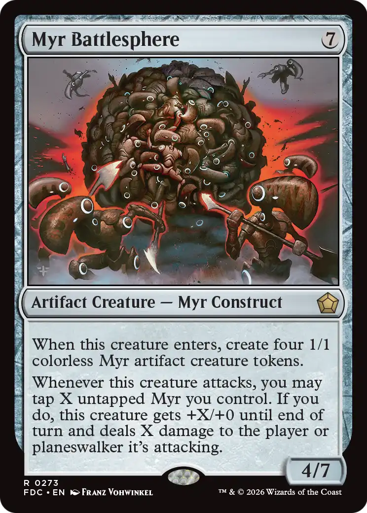 Myr Battlesphere [Foundations Commander] - The Mythic Store | 24h Order Processing