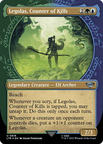Legolas, Counter of Kills (Showcase) (Surge Foil) [The Lord of the Rings: Tales of Middle-Earth] - The Mythic Store | 24h Order Processing