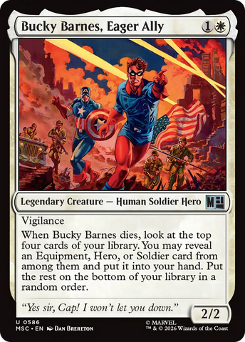 Bucky Barnes, Eager Ally [Marvel Super Heroes Commander] - The Mythic Store | 24h Order Processing