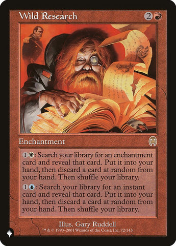 Wild Research [The List] - The Mythic Store | 24h Order Processing