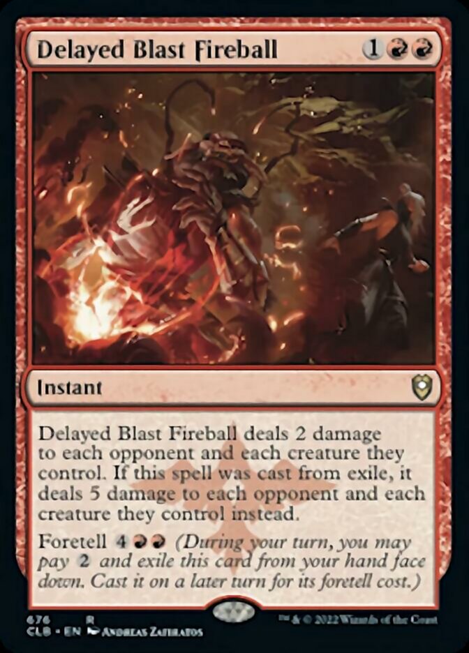 Delayed Blast Fireball [Commander Legends: Battle for Baldur's Gate] - The Mythic Store | 24h Order Processing