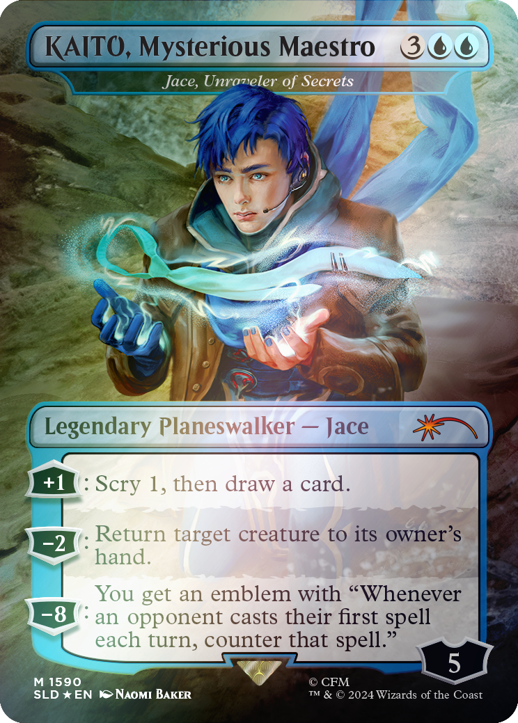 KAITO, Mysterious Maestro - Jace, Unraveler of Secrets (Rainbow Foil) [Secret Lair Drop Series] - The Mythic Store | 24h Order Processing