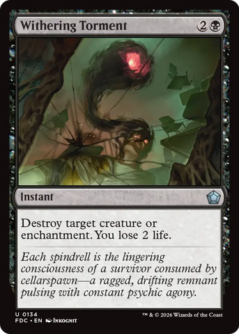 Withering Torment [Foundations Commander] - The Mythic Store | 24h Order Processing