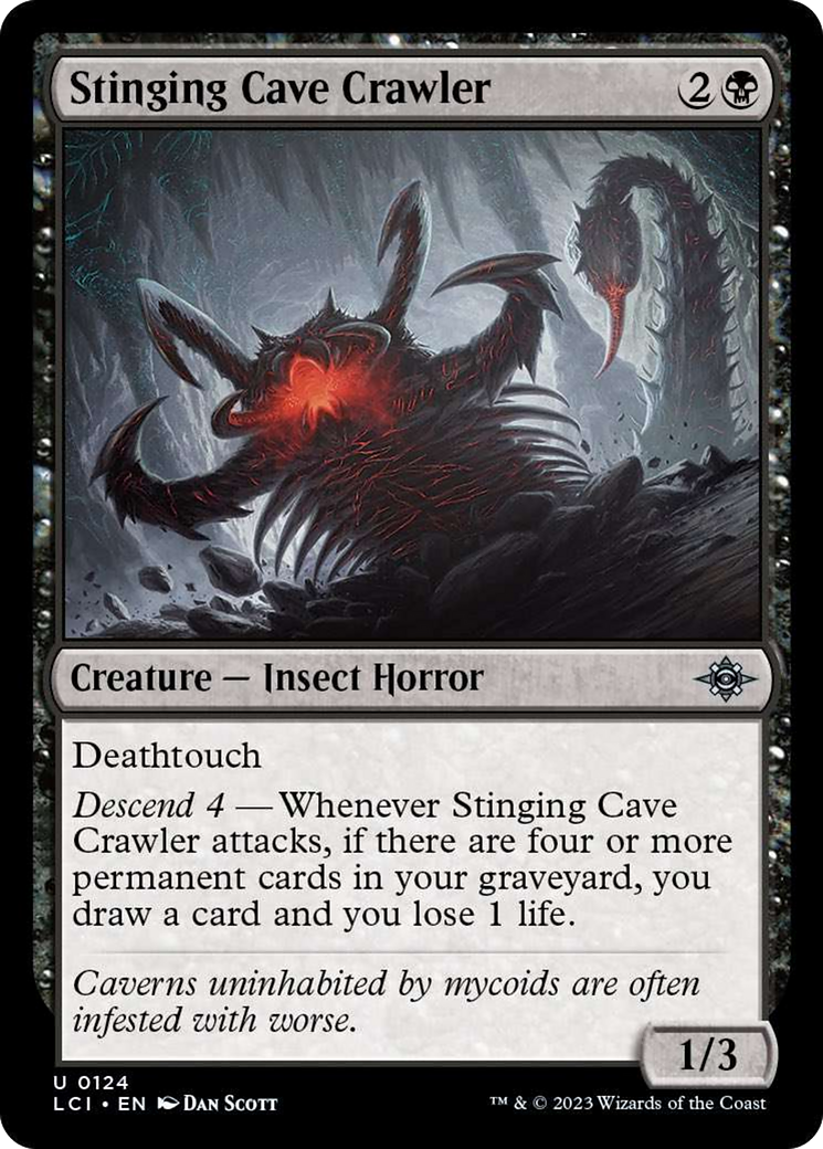 Stinging Cave Crawler [The Lost Caverns of Ixalan] - The Mythic Store | 24h Order Processing