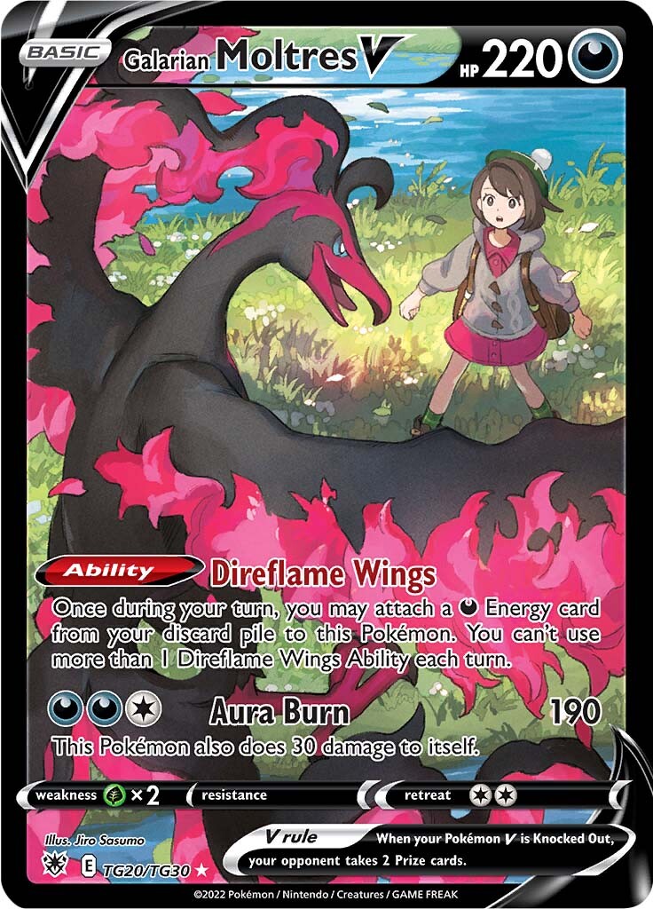 Galarian Moltres V (TG20/TG30) [Sword & Shield: Astral Radiance] - The Mythic Store | 24h Order Processing