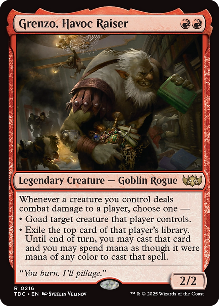Grenzo, Havoc Raiser [Tarkir: Dragonstorm Commander] - The Mythic Store | 24h Order Processing
