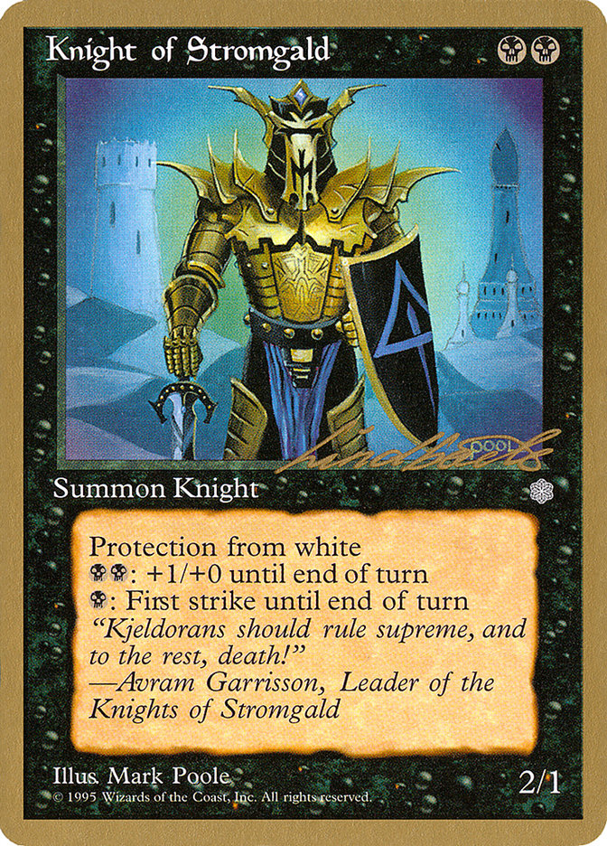 Knight of Stromgald (Leon Lindback) [Pro Tour Collector Set] - The Mythic Store | 24h Order Processing