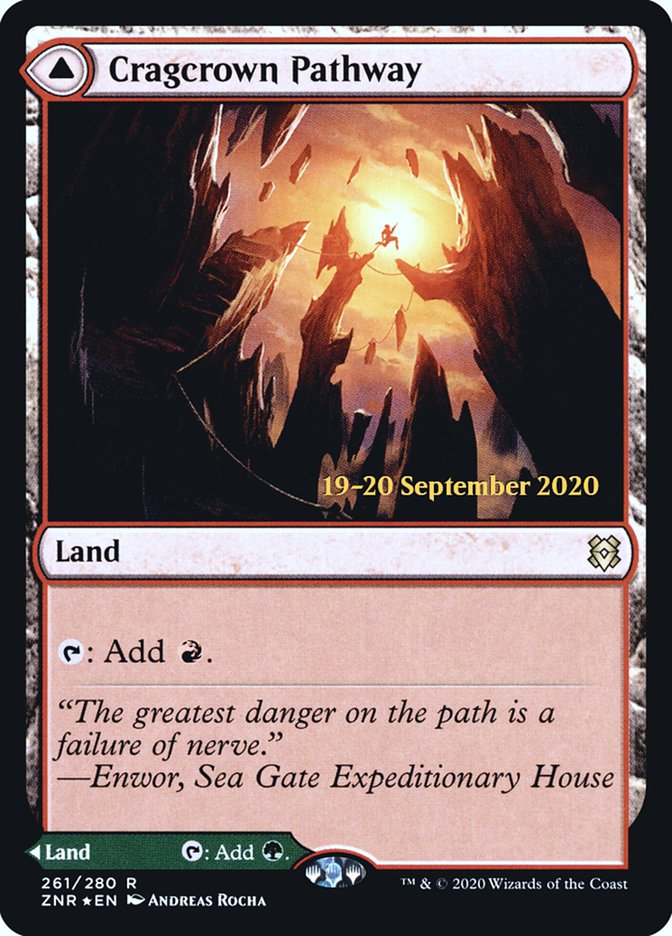 Cragcrown Pathway // Timbercrown Pathway [Zendikar Rising Prerelease Promos] - The Mythic Store | 24h Order Processing