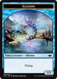 Illusion (005) // Marit Lage (006) Double-Sided Token [Modern Horizons Tokens] - The Mythic Store | 24h Order Processing