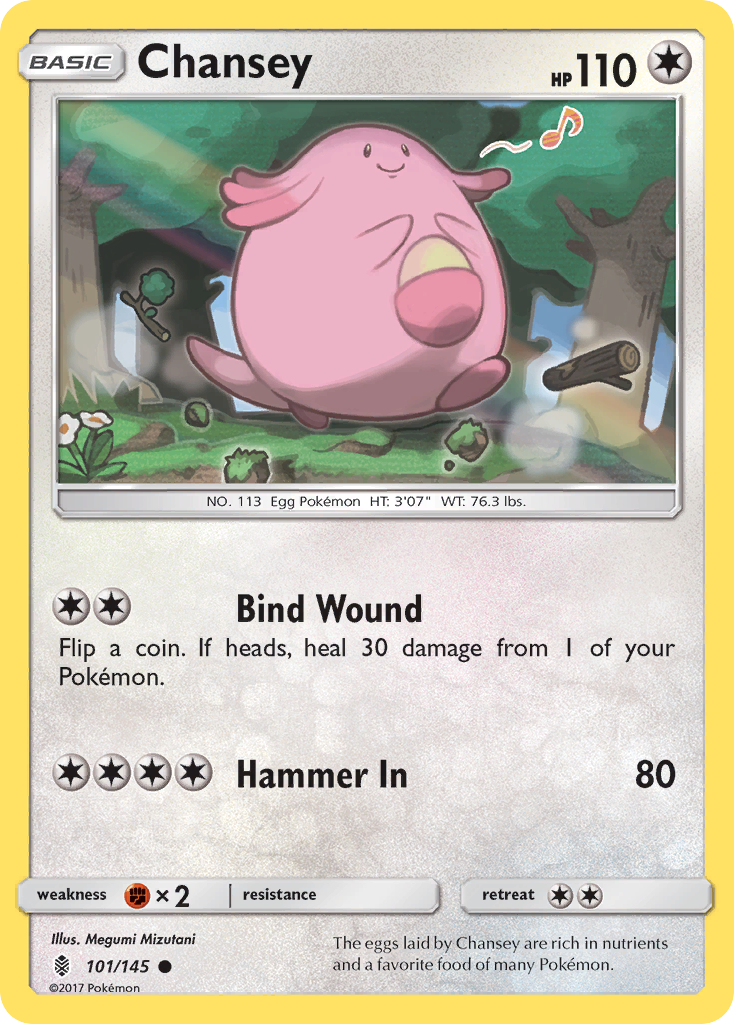 Chansey (101/145) [Sun & Moon: Guardians Rising] - The Mythic Store | 24h Order Processing