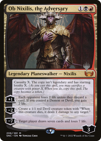 Ob Nixilis, the Adversary (Promo Pack) [Streets of New Capenna Promos] - The Mythic Store | 24h Order Processing