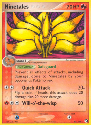 Ninetales (19/108) [EX: Power Keepers] - The Mythic Store | 24h Order Processing