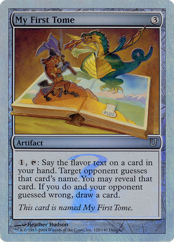 My First Tome (Alternate Foil) [Unhinged] - The Mythic Store | 24h Order Processing