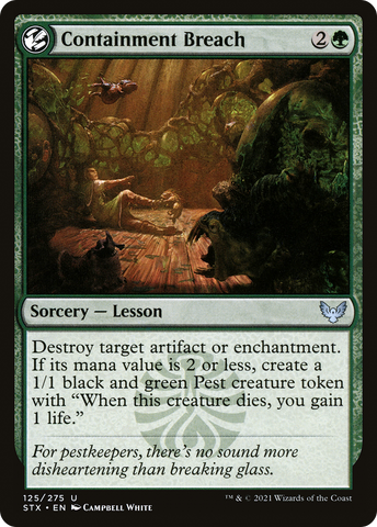 Containment Breach [Strixhaven: School of Mages] - The Mythic Store | 24h Order Processing