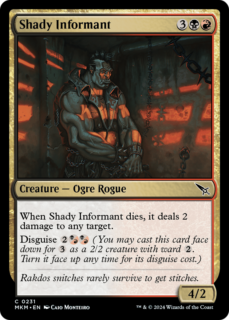 Shady Informant [Murders at Karlov Manor] - The Mythic Store | 24h Order Processing
