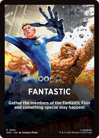 Fantastic Theme Card [Marvel Super Heroes Commander] - The Mythic Store | 24h Order Processing