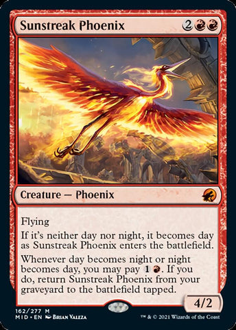 Sunstreak Phoenix [Innistrad: Midnight Hunt] - The Mythic Store | 24h Order Processing