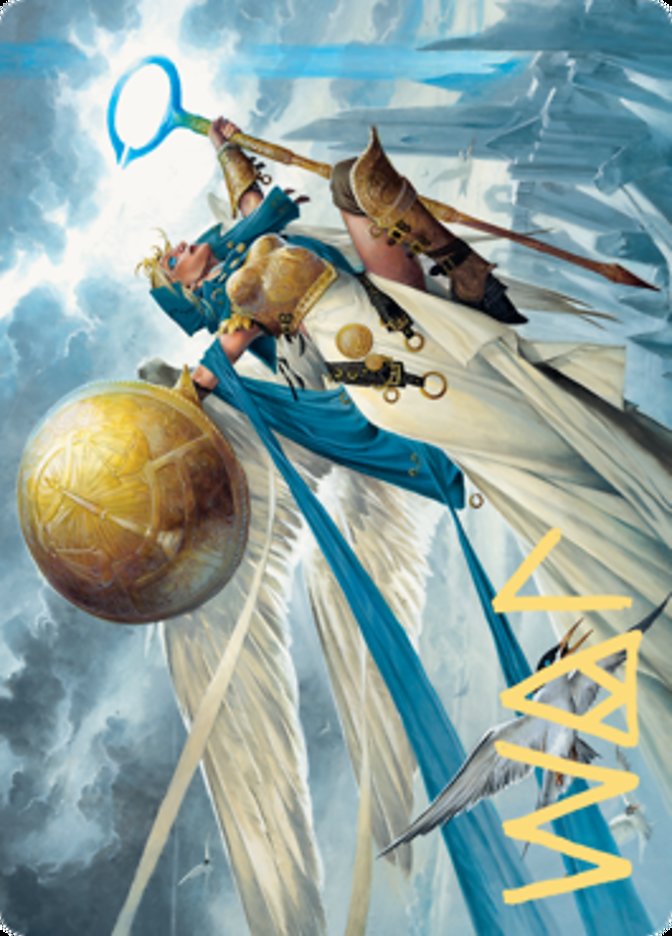 Linvala, Shield of Sea Gate Art Card (Gold-Stamped Signature) [Zendikar Rising Art Series] - The Mythic Store | 24h Order Processing