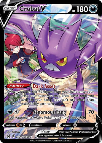 Crobat V (TG20/TG30) [Sword & Shield: Lost Origin] - The Mythic Store | 24h Order Processing