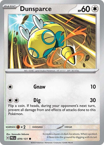 Dunsparce (079/131) [Scarlet & Violet: Prismatic Evolutions] - The Mythic Store | 24h Order Processing