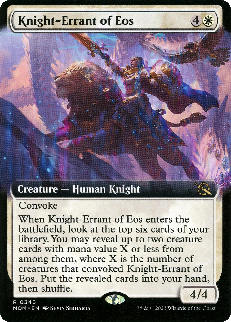 Knight-Errant of Eos (Extended Art) [March of the Machine] - The Mythic Store | 24h Order Processing