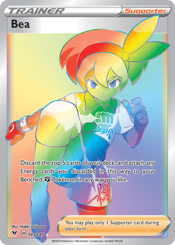 Bea (193/185) [Sword & Shield: Vivid Voltage] - The Mythic Store | 24h Order Processing