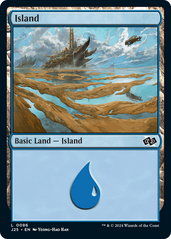 Island (86) [Foundations Jumpstart] - The Mythic Store | 24h Order Processing