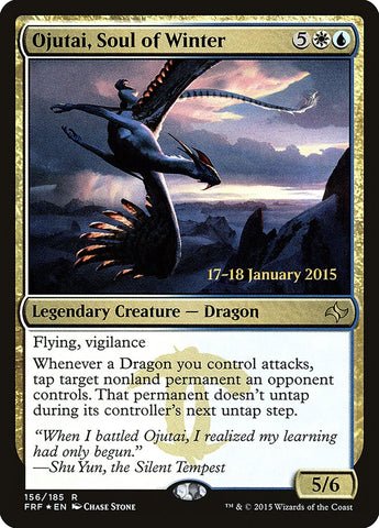 Ojutai, Soul of Winter [Fate Reforged Prerelease Promos] - The Mythic Store | 24h Order Processing